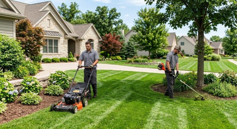 Lawn Mowing and Trimming